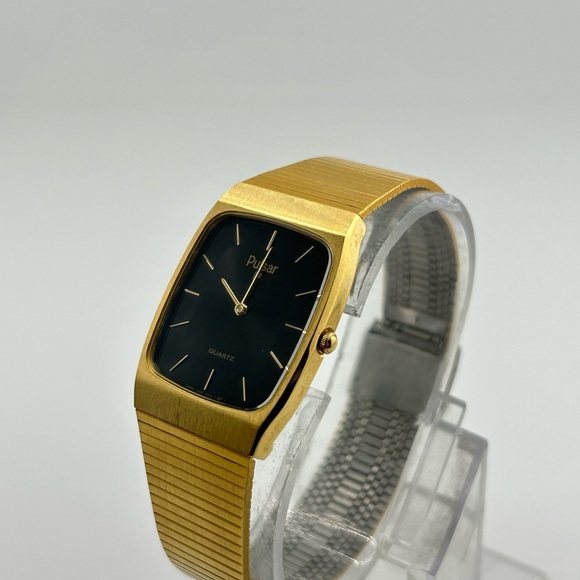 Pulsar Men's Gold Toned Stainless Steel Band Analog Watch #211 5D3315*